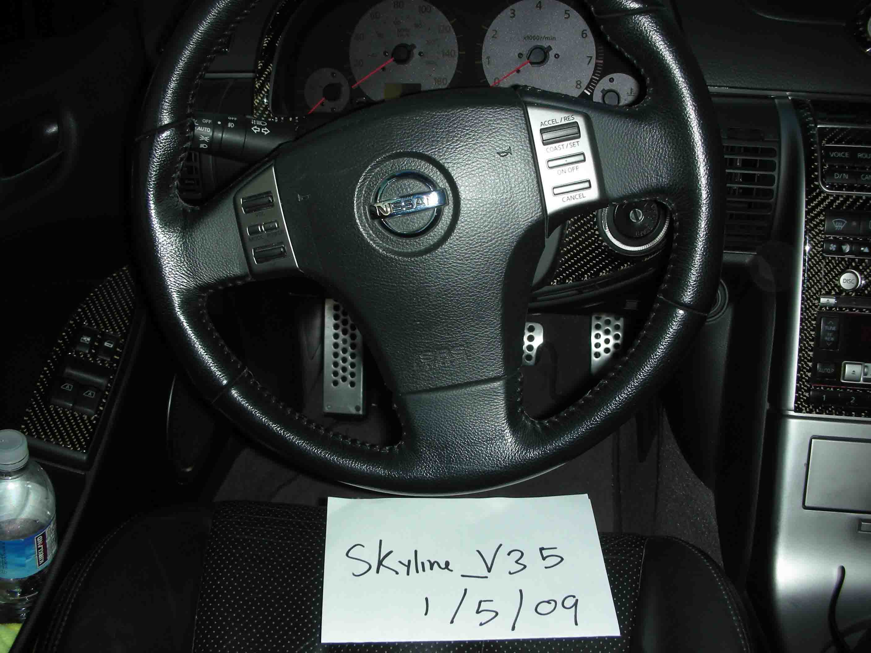 Nissan skyline steering wheel left #5