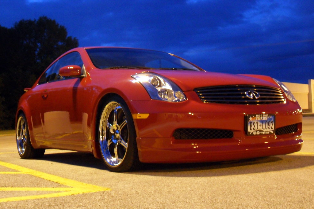 Red G35 Coupe