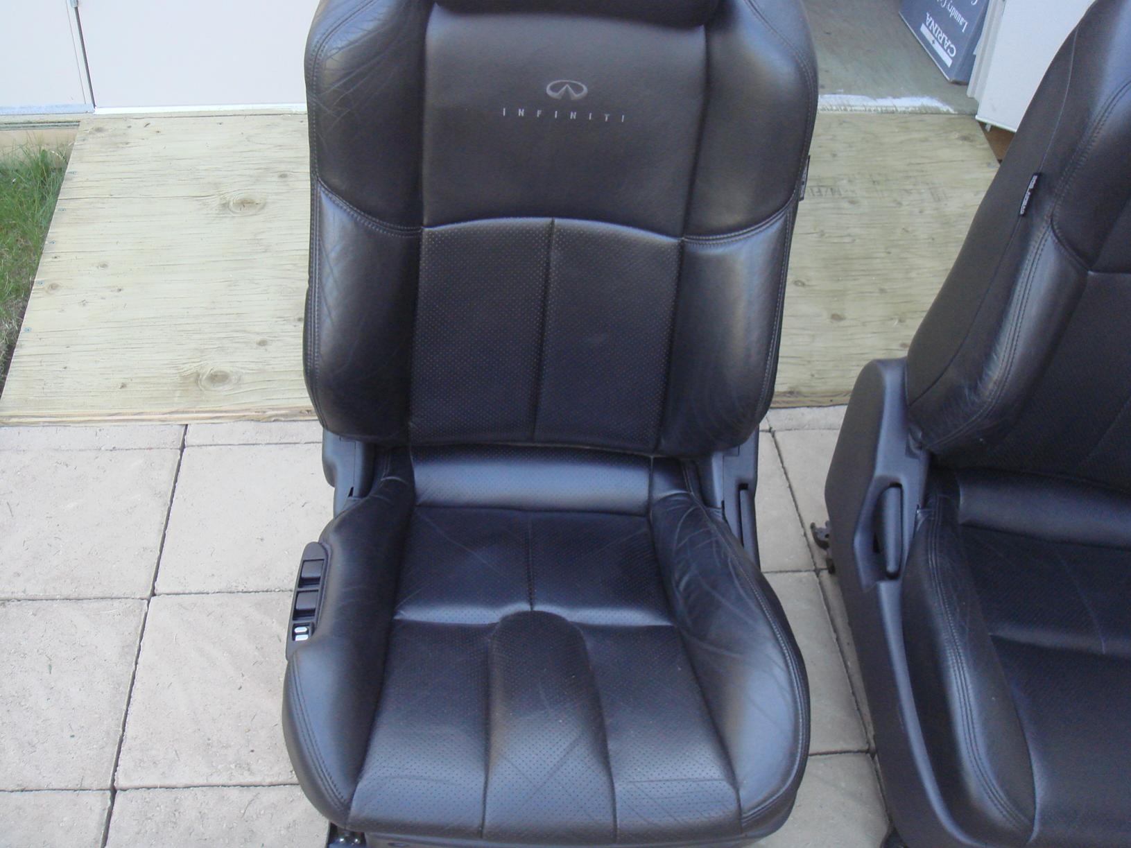 2003 G35 coupe seats front and rear black - G35Driver
