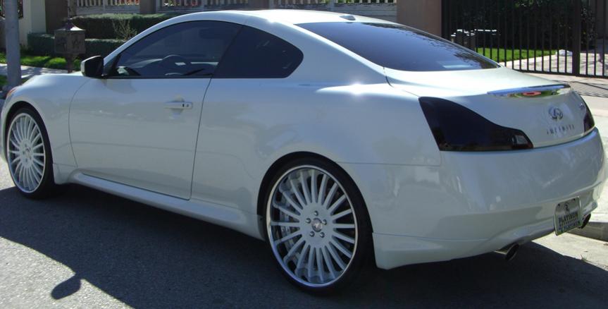 Just Purchased IP G35 looking for White wheels w Polished lip pics