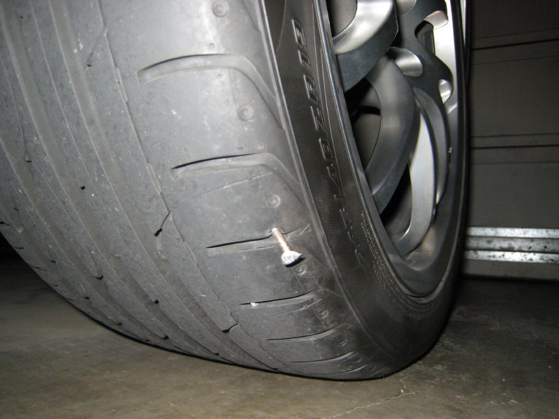 nail in tire- pic