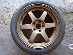 Bronze volk te-37 17&quot; rays engineering wheels rims tires wheel rim tire-2.jpg