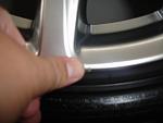 '09-10 G37 Sport Sedan Wheels &amp; Tires (TPMS included)-left-rear-lip-nick-med-.jpg