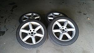 nissan 350z 18 inch oem wheels w/yohohama avid all season tires w/tpms and lugnuts-350z.jpg