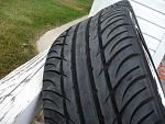 AME SHallen CX Machined w/ Polished Lip 19x8 &amp; 19X9 with Tires-back-tread.jpg