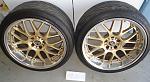Volk SF Winnings 19x9.5 &amp; 19x10.5 Gold w/ polish lip-front-wheels-top-view1.jpg