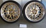 Volk SF Winnings 19x9.5 &amp; 19x10.5 Gold w/ polish lip-front-wheels1.jpg