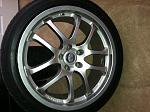 Oem 19" Rays w/bridgestone potenza re050a tires like new!-photo-3-.jpg