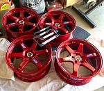 19" Volk Te37s 19x8.5/9.5 Candy Apple Red with EXTRAS!-1.jpg