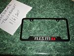 Nismo plate frame and front plate mount-p1012059.jpg