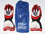 Sparco Driving Suit, Gloves, Hood Pins, Temp Gauge, 350Z License Plate Frame-sparcogloveswhiteredselspecsize335pic1.jpg