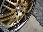 20&quot; Gold Sevas, Coupe Fitment, No tires, alt=,050 Firm, Local NY only!-pic3.jpg