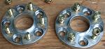 25mm Spacers w/Built in Studs, Used 1 week,  shipped-spacers.jpg