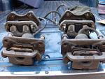 Oem G35 F &amp; R 03 calipers with brake pads-picture-027.jpg