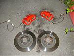 SOLD:2005 Coupe 6MT OEM Brakes - Front &amp; Rear - Rotors, Pads, Red Calipers, Lines-picture-011.jpg