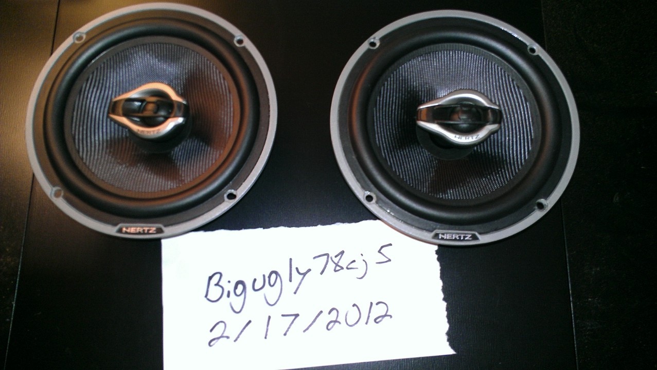 FS: Hertz HCX 165 Hi Energy 6.5 Coax - G35Driver - Infiniti G35