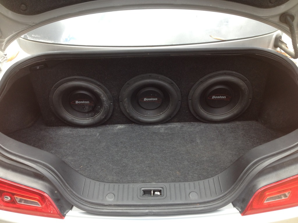 G35 coupe clearance sub box