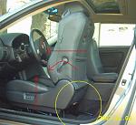 Lack of drivers seat headroom?  Easy, easy alt=