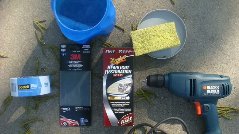 Using Meguiar's G2980 Heavy Duty Headlight Restoration Kit w/new wipe on  coating - Car Care Forums: Meguiar's Online