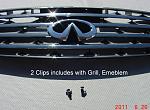 2003-2007 G35 Coupe, Front OEM GRILL With emblem &amp; 2 Clips-dsc00011.jpg