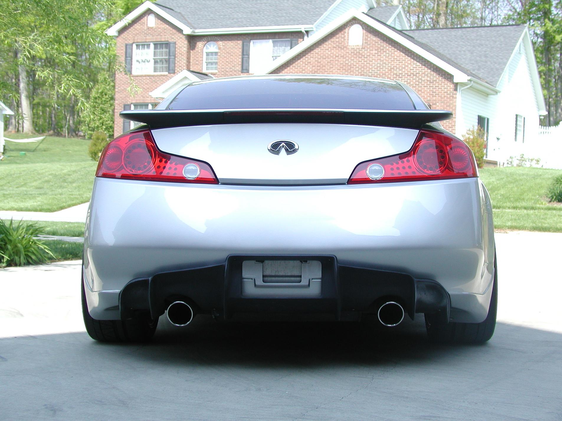 Rear Diffuser for G35 coupe G35Driver Infiniti G35 & G37 Forum
