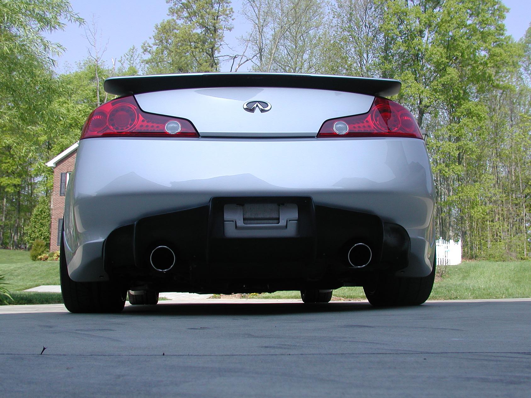 Rear Diffuser for G35 coupe G35Driver Infiniti G35 & G37 Forum
