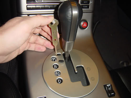 dont have the shift lock tool, substitute? - G35Driver - Infiniti G35