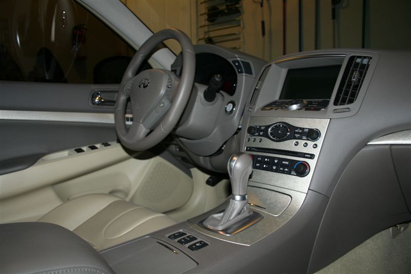 infiniti stone interior