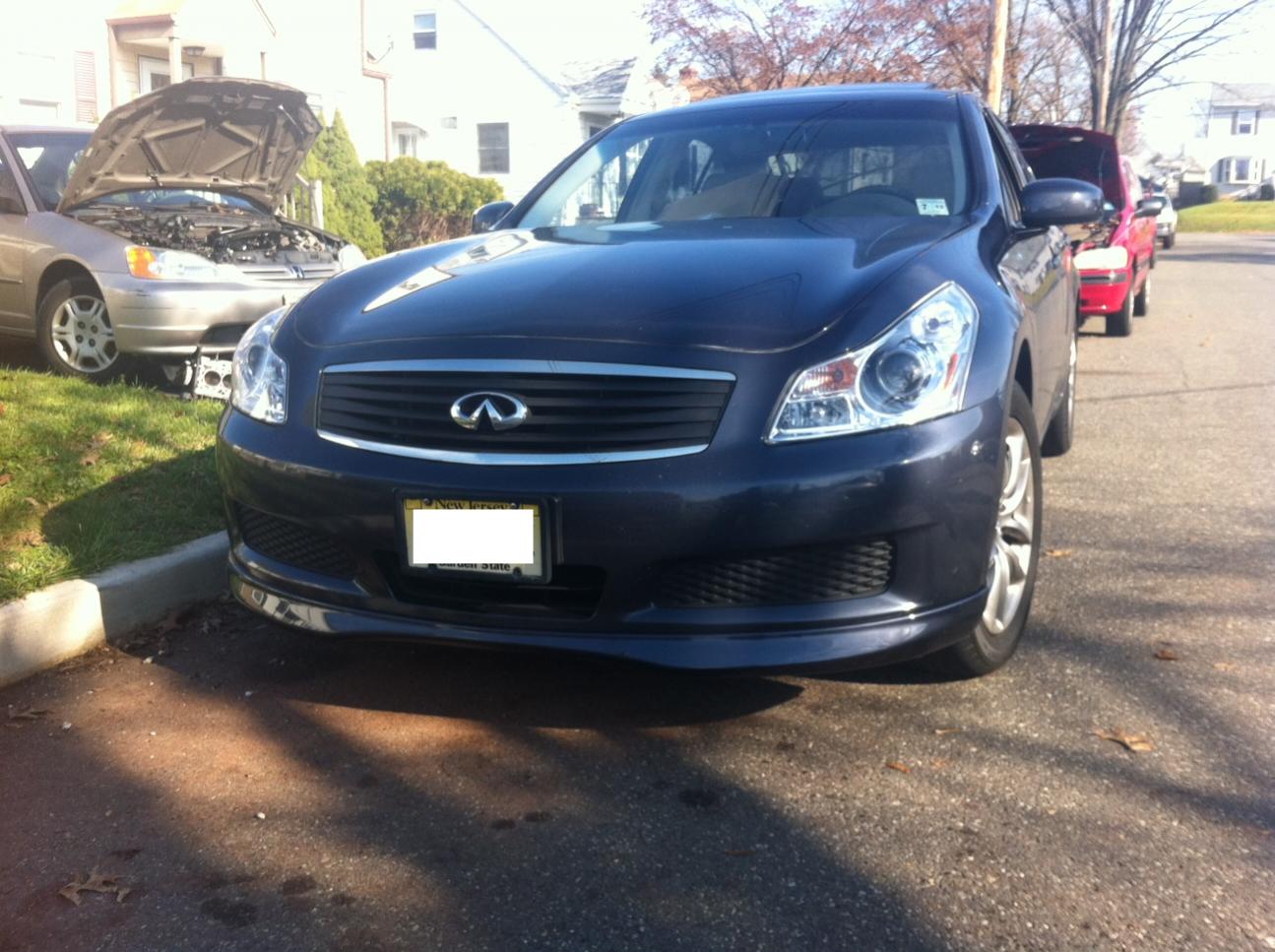 Rear Window Spoiler Install Infiniti G35 Youtube