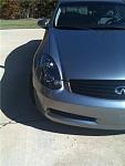 Painted my headlights black and made a custom 4 HID headlight-black-headlight-grill.jpg