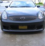 Kuruma Z Urethane G Spec Bumper w/ License Plate-licenseplate0.jpg