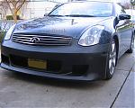 Kuruma Z Urethane G Spec Bumper w/ License Plate-licenseplate.jpg