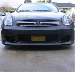 Kuruma Z Urethane G Spec Bumper w/ License Plate-licenseplate01.jpg