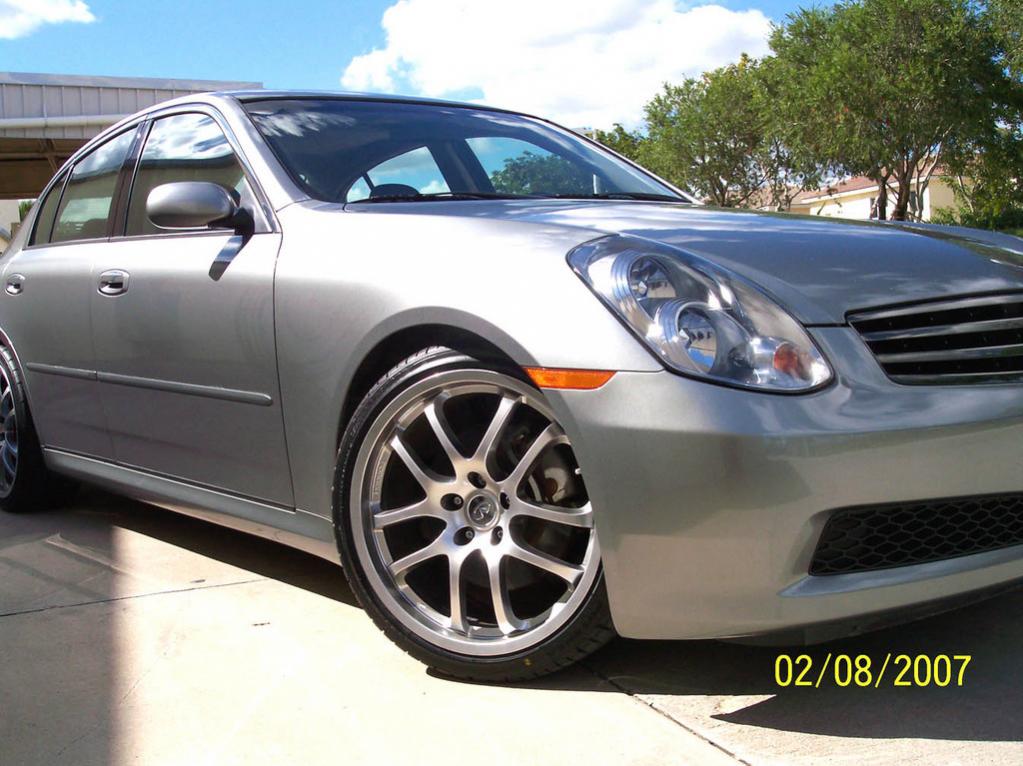 225/45-18 on 18 sport wheel? - G35Driver - Infiniti G35 & G37 Forum  Discussion