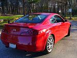 New G owner 2006 coupe 6mt Red/Black-rear-quarter-view.jpg