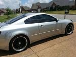New to the Forum...G35 Coupe with pics :)Silver with 20" Wheels-20130719_134335.jpg