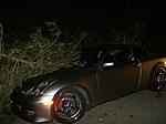Matte black/ carbon fiber coupe around foster city.-tree.jpg