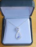 FS: 14k White Gold Tanzanite and Diamond Loop Pendant-dscn1443.jpg