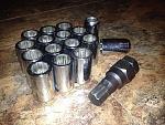 Open End Lug Nuts - set of 16 with key; assorted lug nuts-img_1207.jpg