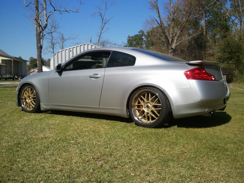 Silver G35 with gold wheels! - G35Driver - Infiniti G35 & G37 Forum