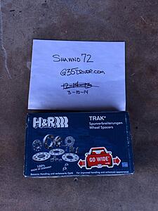 Brand new H&amp;R wheel spacers-ncywxwx.jpg